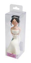 Claydough - Brown Haired Seated Bride - Acetate Box