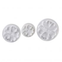 Pavoni Plunger Cutters Flowers 3 piece