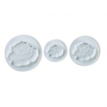 Pavoni Plunger Cutters Roses 3 piece