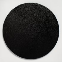12" (304mm) Cake Board Round Black - single