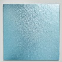 12" (304mm) Cake Board Square Light Blue - single
