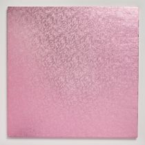 12" (304mm) Cake Board Square Light Pink - single