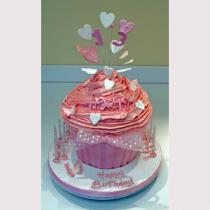 Pink Giant Cup Cake (456)