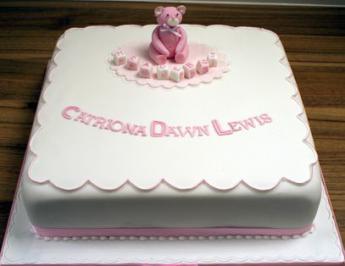Pink Teddy Cake (172)