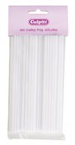 White Round Cake Pop Stick - Retail Packed