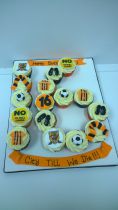 Number Board Cup Cake Design (8907)