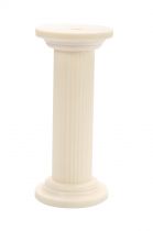 3.5" Round Ivory Pillars (Plastic Look)