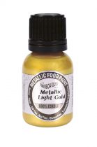 Rainbow Dust Edible Metallic Food Paints - Metallic Light Gold