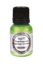 Rainbow Dust Edible Metallic Food Paints - Pearlescent Spring Green