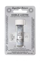 Sugarflair Edible Lustre Colour - Satin Silver