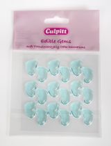 Blue Edible Jelly Footprints