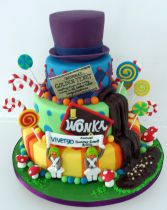 Willy Wonka themed Wedding Cake (8771)