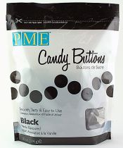 PME Candy Buttons Vanilla Black 340g