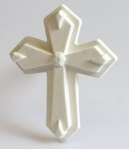 White Gum Paste Cross
