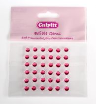 Pink Edible Jelly Gemstones 5mm