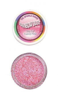 Rainbow Dust Sparkle Range - Crystal Candy Pink - 17g