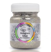 Rainbow Dust Non-Toxic/Non-Edible Glitter - Silver Hologram