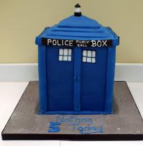 Tardis Cake (647)