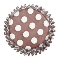 Chocolate Spot Printed Baking Cases