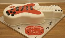 White Guitar Cake (369)