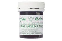 Sugarflair Paste Colours - Spectral Foliage Green Extra - 42g