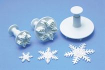 PME 3 Set Snowflake Plunger Cutters