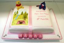 Pooh Bear Book Cake (173)