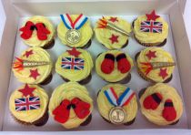 Themed Cup Cakes -Boxing (8904)