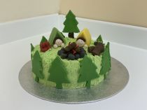 Camping cake class for children