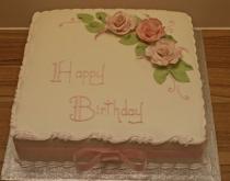 Rose Birthday Cake (331)