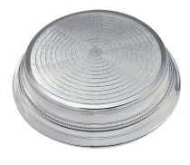 Round Plastic Cake Stand - Silver