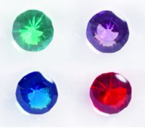 Multicoloured Edible Jelly Gemstones -