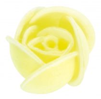 Small Wafer Edible Rose - Yellow