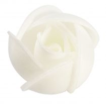 Small Wafer Edible Rose - White