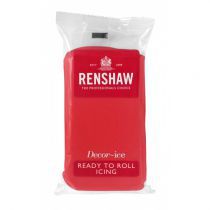 Renshaw Professional Sugar Paste - Poppy Red -500g 