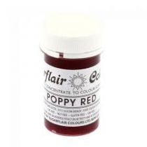 Sugarflair Paste Colours - Tartranil Poppy Red - 25g