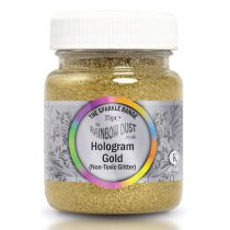 Rainbow Dust Non-Toxic/Non-Edible Glitter - Gold Hologram