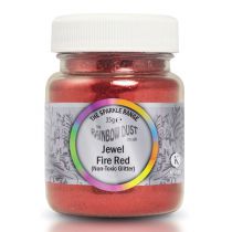 Rainbow Dust Non-Toxic/Non-Edible Glitter - Jewel Fire Red