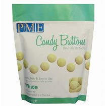 PME Candy Buttons Vanilla Choc White 340g