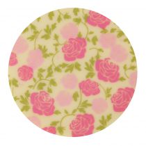 Squires Kitchen Chocolate Transfer - Pink Roses