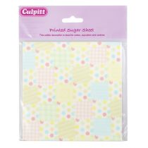 Patchwork Retail Packed Printed Sugar Sheets