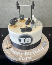 Gym theme cake (9326)