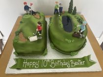 Golf number cake (9328)