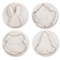 Pavoni Plunger Cutters Animal 4 piece