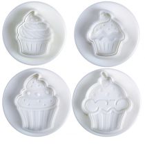 Pavoni Plunger Cutters Cupcake 4 piece