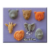 Alphabet Moulds - Small Animal Heads