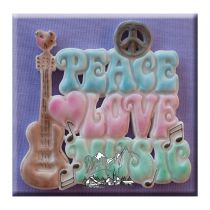 Alphabet Moulds - Hippy Plaque