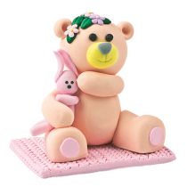 Claydough - Teddy Bear and Pink Rabbit