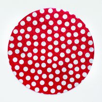 10" (254mm) Red Spot Double Thick Round Cake Card 