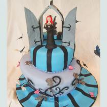 Gothic Wedding Cake (051)